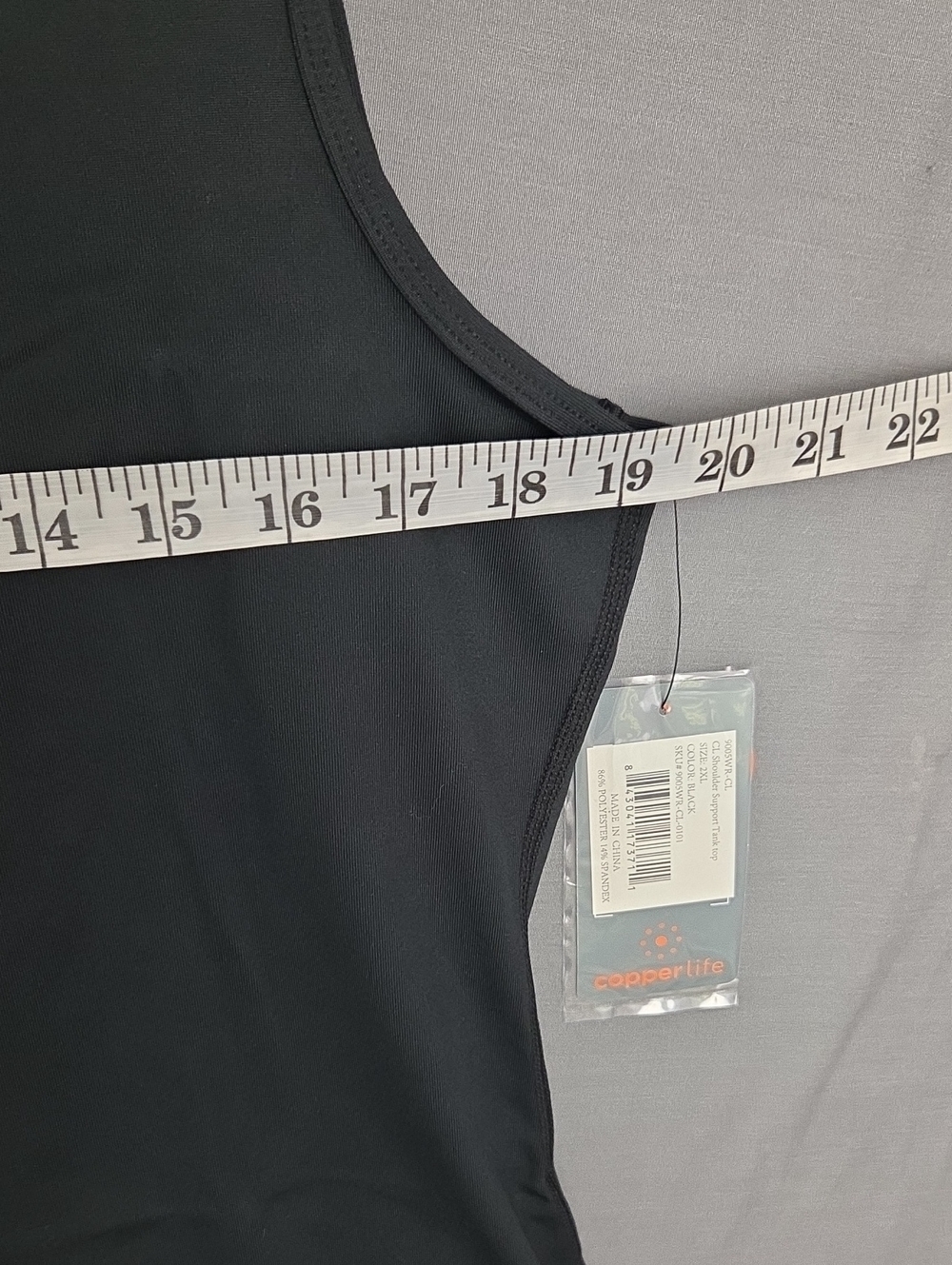Copper Life Shoulder Support Compression Tank Top - Picture 9 of 10